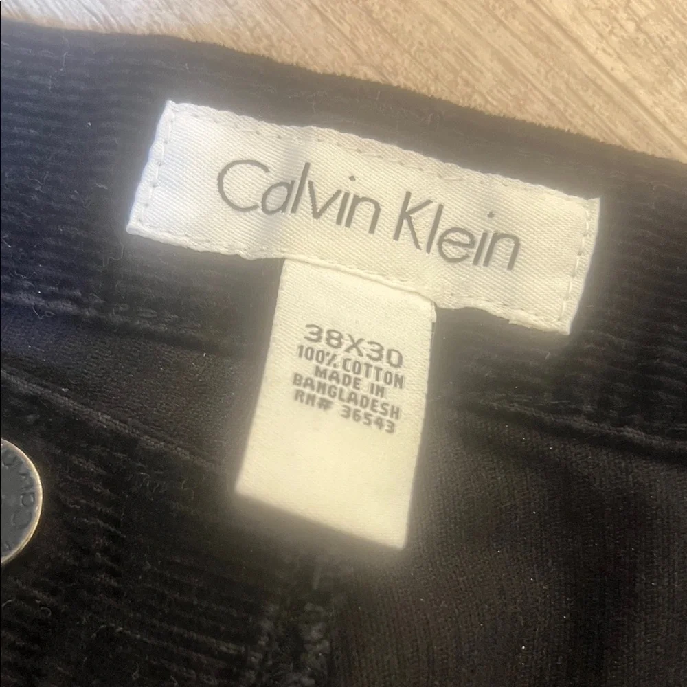 Calvin Klein Dark Corduroy Trousers